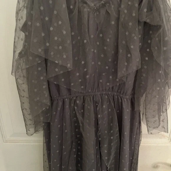 Joyfolie Mia Joy Lauryn Gray Dress NWT Women’s Small BOHO - Picture 4 of 7